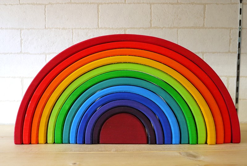 グリムス社 アーチレインボー 大 GM10670 | 積み木,グリムス社の積み木