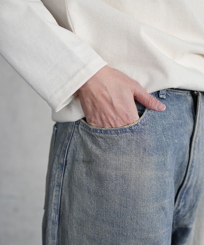 SALE 50%OFF】[PT2201-N]tsuzuli(ツヅリ) EZ DENIM 5P PANTS NARROW