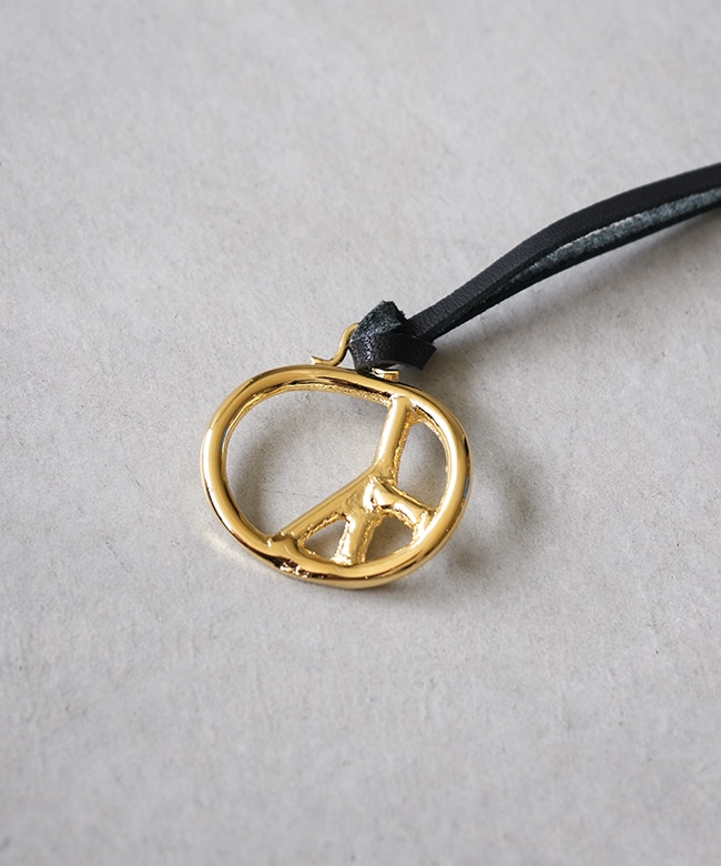pu028]NEEDLES(ニードルズ) Peace Pendant-Brass ピースペンダント