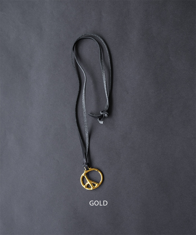 pu028]NEEDLES(ニードルズ) Peace Pendant-Brass ピースペンダント