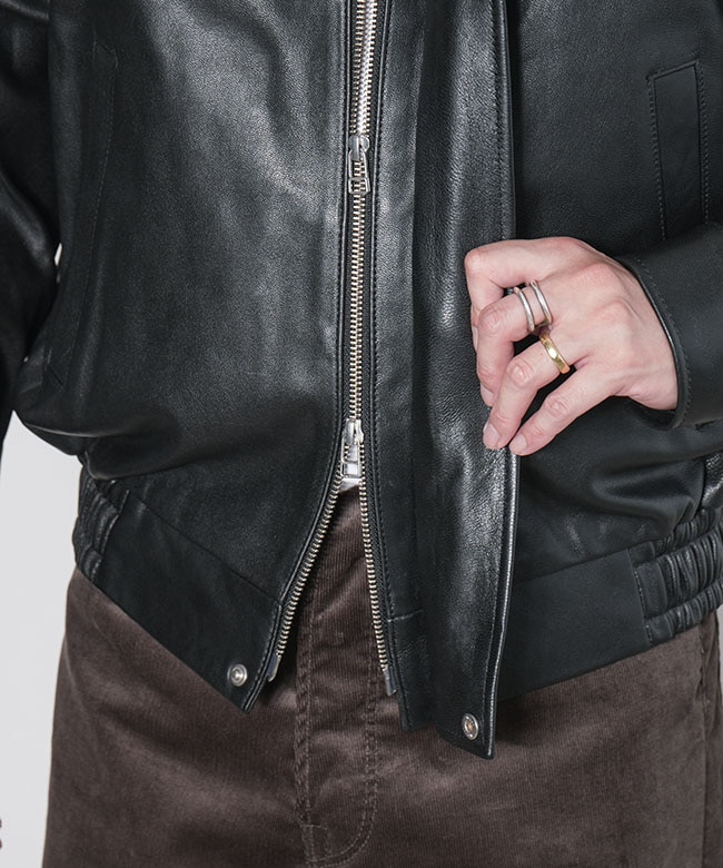 241-60401]UNIVERSAL PRODUCTS.(ユニバーサルプロダクツ) GOATLEATHER