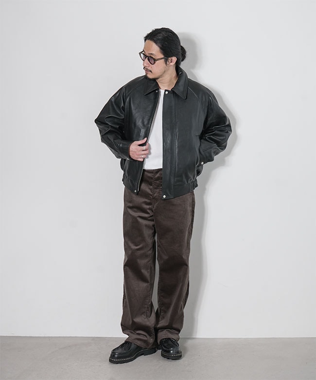 241-60401]UNIVERSAL PRODUCTS.(ユニバーサルプロダクツ) GOATLEATHER