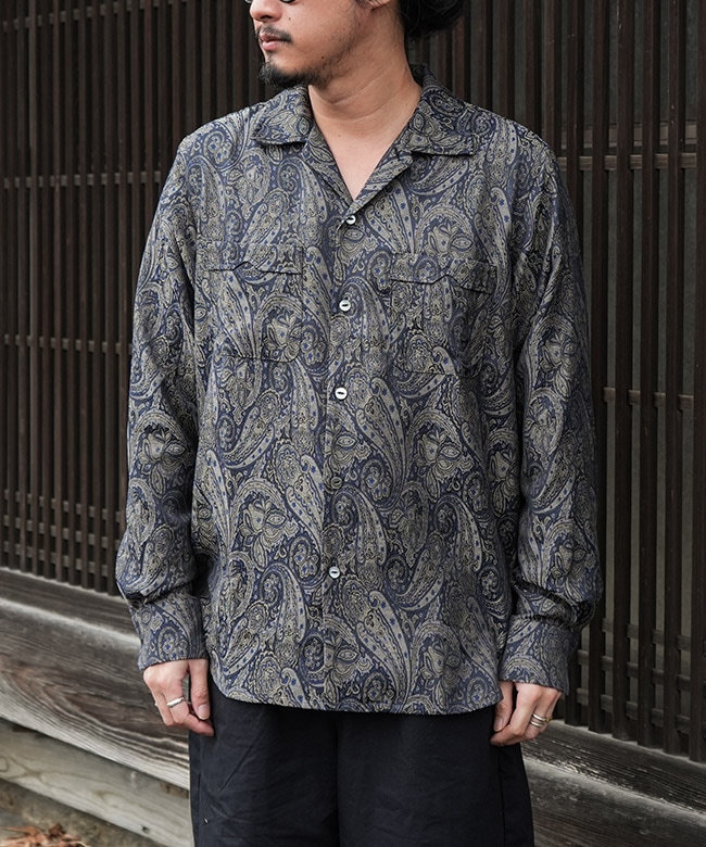 QV245]NEEDLES(ニードルズ) One-Up Shirt - PE/C Jq. Cloth ワンナップ