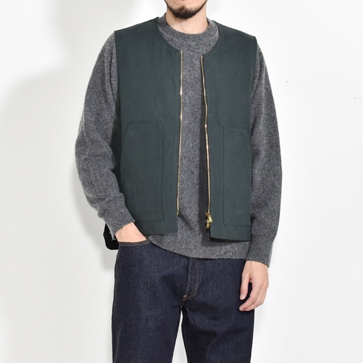 PMAS-VT02]PHIGVEL(フィグベル) Duck Cloth Workaday Vest(ダック