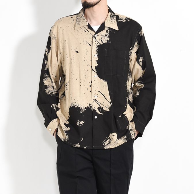 251OJ-SH23]OLD JOE(オールドジョー)TSUJIMURA SHIRO ABSTRACT PAINT