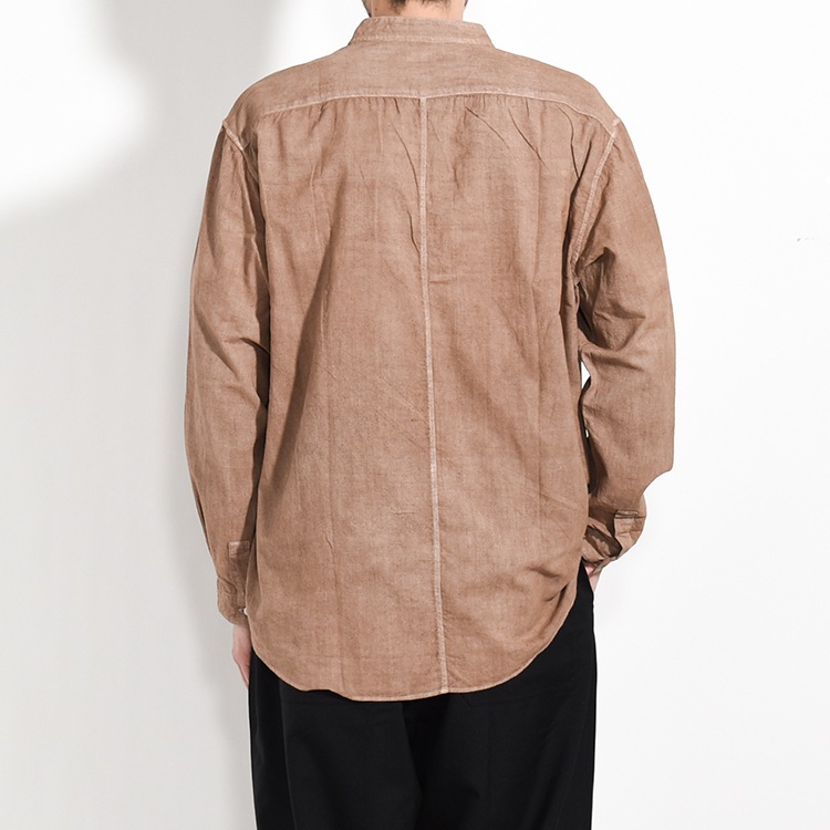 SH-122B]MITTAN(ミタン/ミッタン)カディクルタシャツ(ベンガラ染め