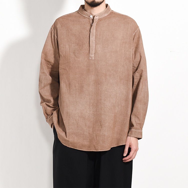 SH-122B]MITTAN(ミタン/ミッタン)カディクルタシャツ(ベンガラ染め