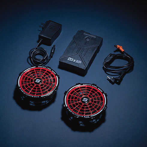 シンメン 05302 S-AIRウェア ベスト 20Vファンバッテリーセット SA-124