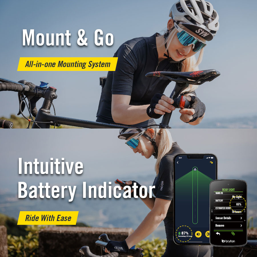 ブライトン ガーディア(Gardia) R300L リアビュー レーダーテール