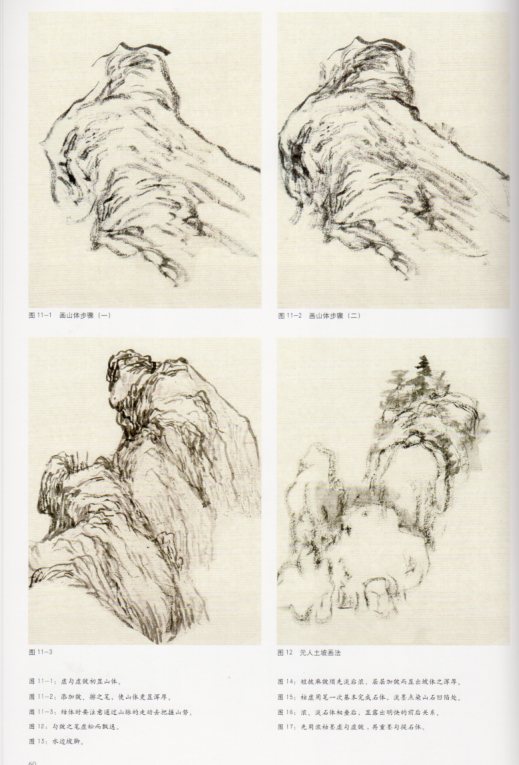 国画山水教学挙要 張偉平 筆墨世界 中国絵画/国画山水教学举要