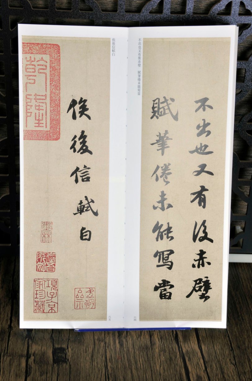 蘇軾 黄州寒食詩帖 赤壁賦 帰去来辞 中国書跡名品 臨書カード/苏