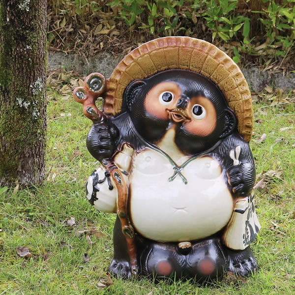 信楽焼 たぬき 信楽焼きたぬき 20号福狸 陶器タヌキ やきもの しがらき
