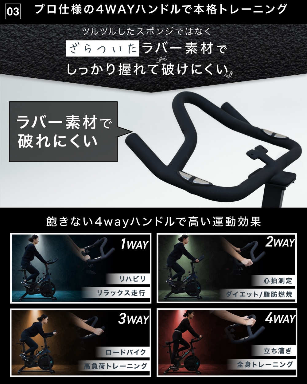 スピンバイク ホイール 15KG アプリ連携 kinomap zwift トレーニング