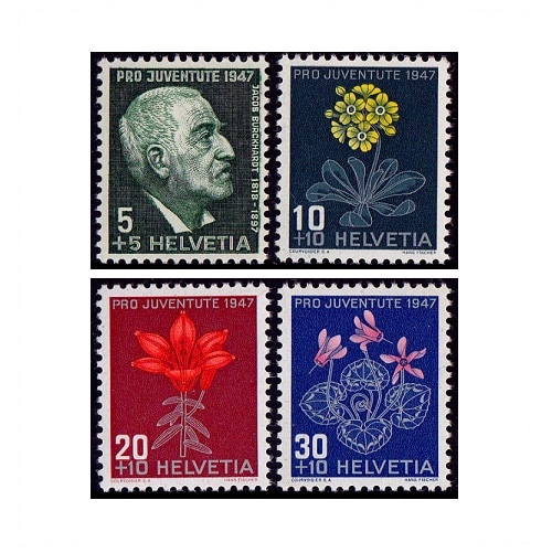 スイス | ☆外国切手アウトレット☆,植物 | 切手の専門店・ネット通販