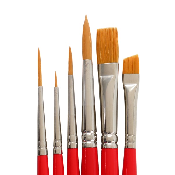 絵筆 『ビジュアル水彩筆 GWV 6本Bセット』 VAN GOGH ヴァンゴッホ