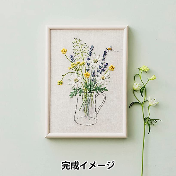 刺しゅうキットセール】 刺しゅうキット 『青木和子お庭のスケッチ