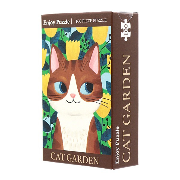 玩具 『パズル CAT GARDEN Ginger cat 100ピース 200×200mm』 生活雑貨