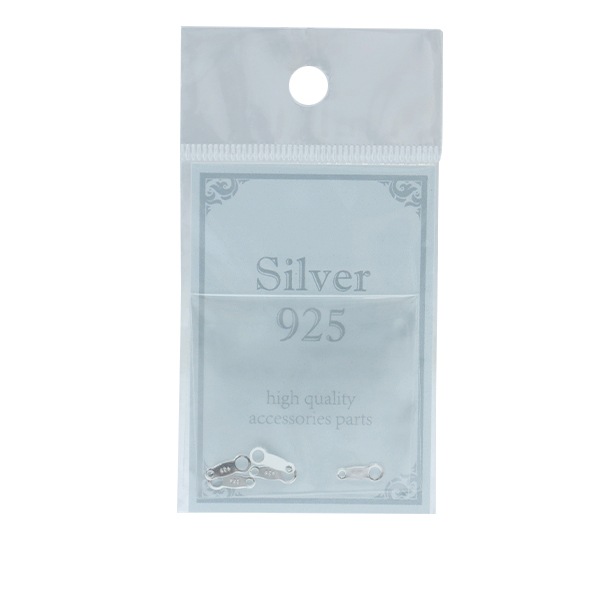 手芸金具 『SV925 プレート 3.5mm×9mm シルバー 5個入り』 ビーズ