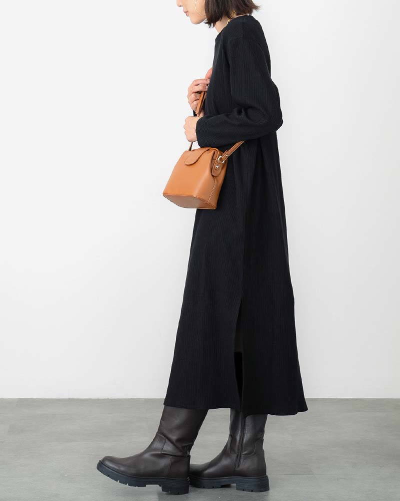 otostyle】テレコリブIラインワンピース | ONE-PIECE | 元町ゼラール