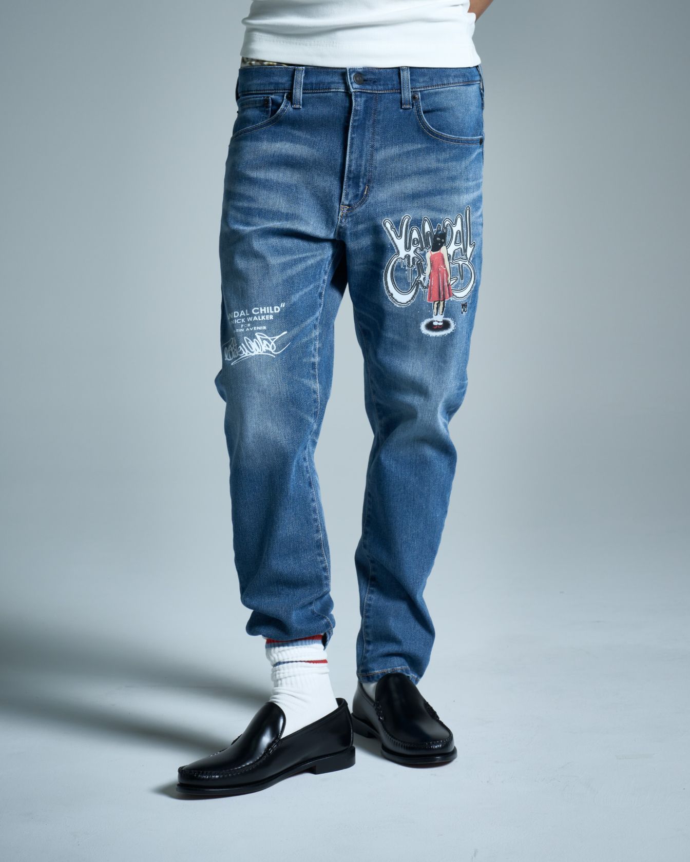VANDAL CHILD”BY Nick Walker EDWIN サルエルスキニーストレッチデニム