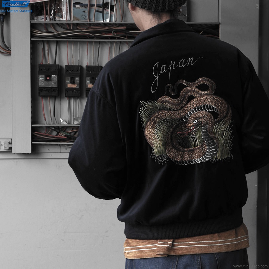 CLINK｜RADIALL Nozarasi - SOUVENIR JACKET (BLACK) [RAD-25AW-JK005