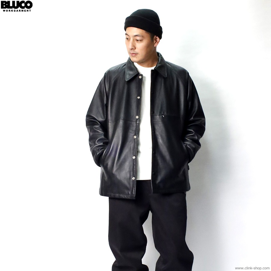CLINK｜BLUCO LEATHER COACH JACKET (BLACK) [147-31-008]｜東京