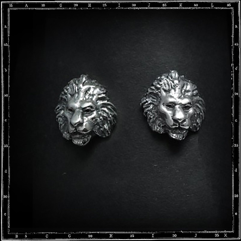 LION HEAD STUD EARRING | クレイジーピッグ公式オンラインストア