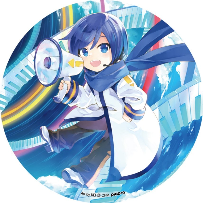 キャラパブ | ピアプロキャラクターズ | コースターパブミラー KAITO