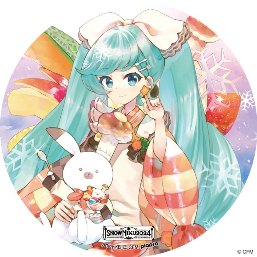 キャラパブ | SNOW MIKU 2024 | SNOW MIKU 2024/コースターパブミラー
