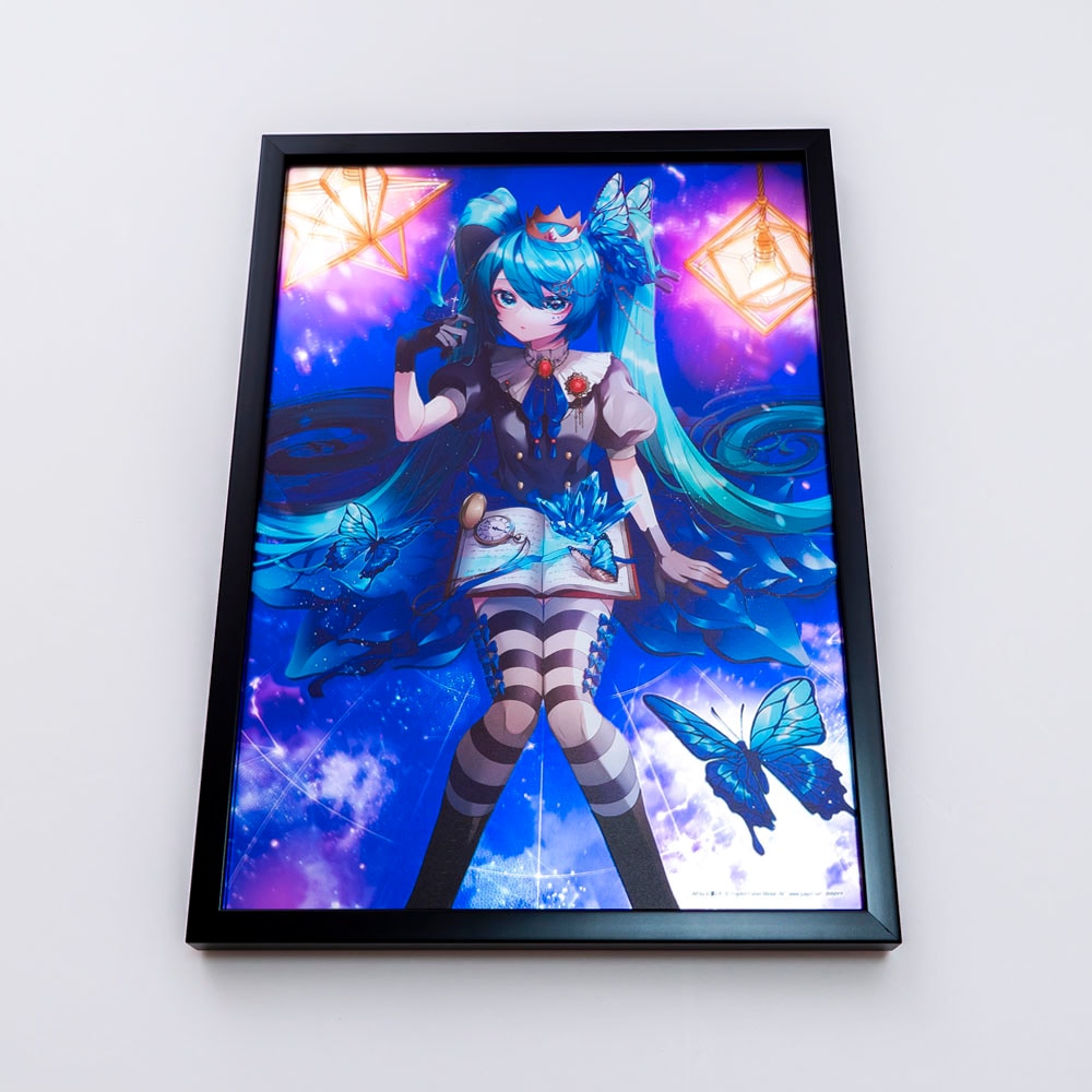 キャラパブ | 初音ミク | B5パブミラー 初音ミク (Art by 白雪とわ)