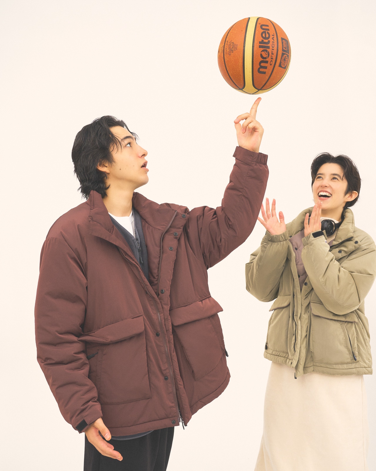 ヒス サークルガール LIGHT AND SHADOW スタンドカラージャケット