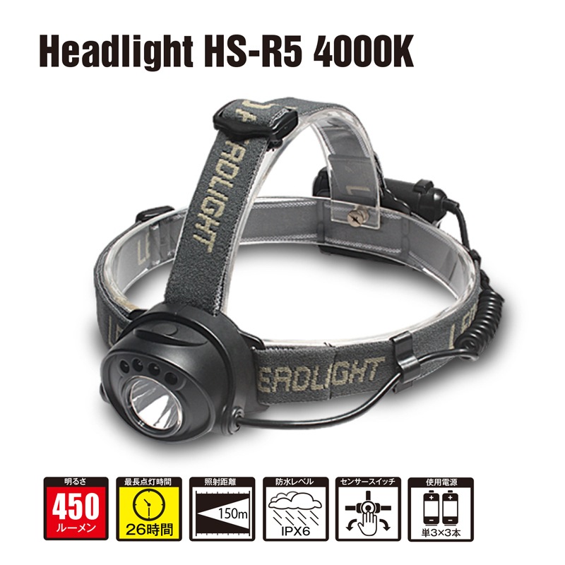 BLACK WOLF ヘッドライトHS-R5 4000K | ヘッドライト | FS・JAPAN