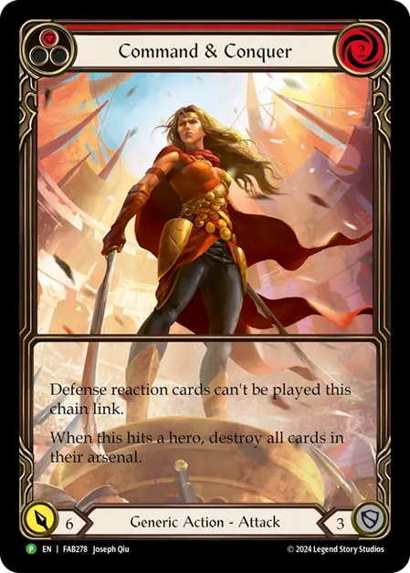 EN】【Rainbow Foil】[Generic] Command and Conquer / 征服の命令 [P