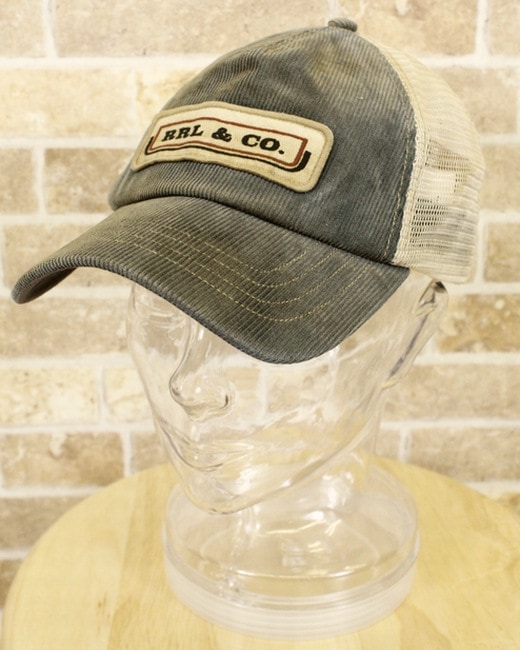 RRL / ダブルアールエル コーデュロイ メッシュ キャップ 帽子