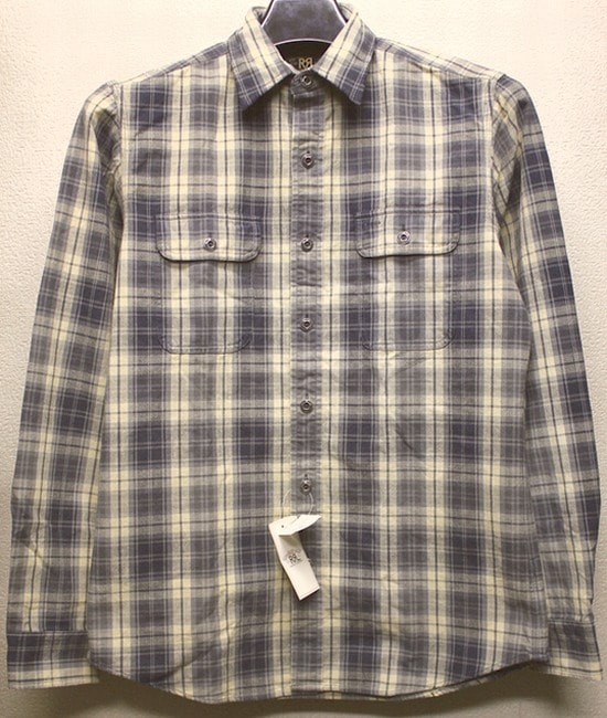 RRL / ダブルアールエル ヴィンテージ チェック ワークシャツ メタル