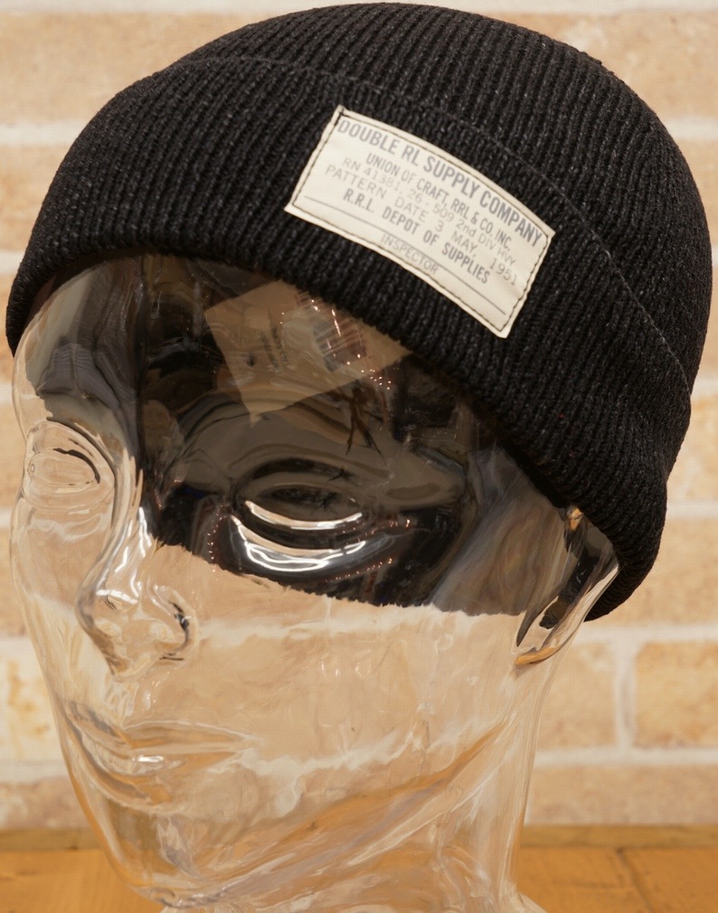 ダブルアールエル) RRL ブラック インディゴ コットン ウォッチ