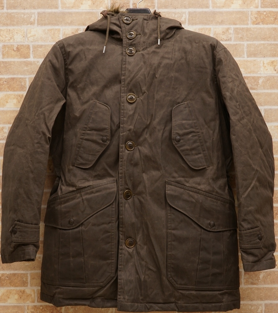ダブルアールエル) RRL オイルクロス ダウン パーカ Adney Down Parka