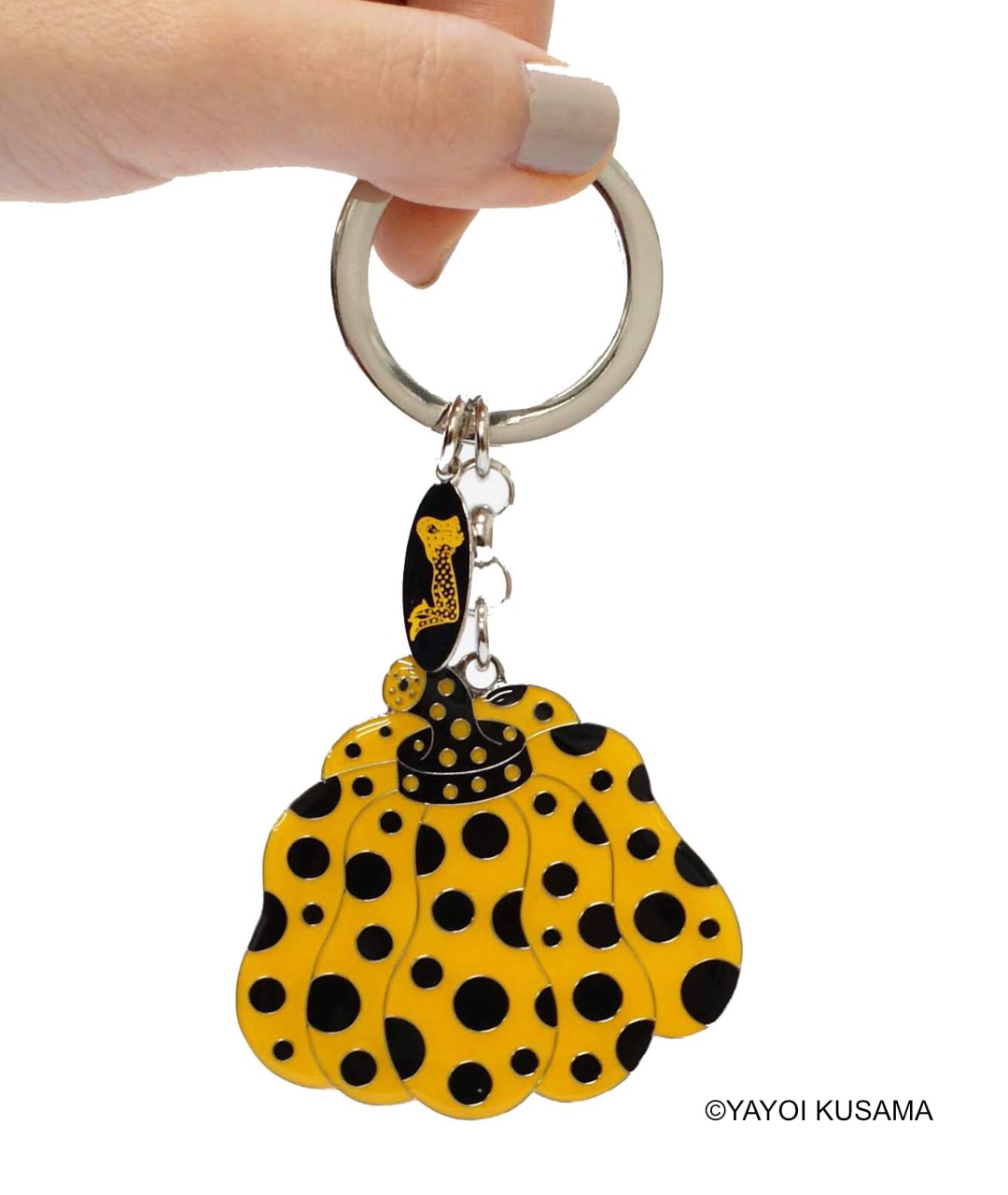 草間彌生 キーリング [かぼちゃ]｜ラムフロム - アートグッズ