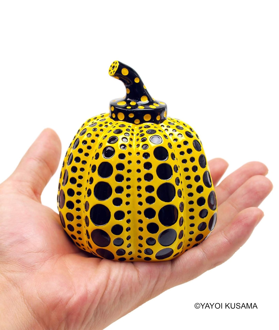 草間彌生 オブジェ [パンプキン(イエロー)]｜ラムフロム - アート