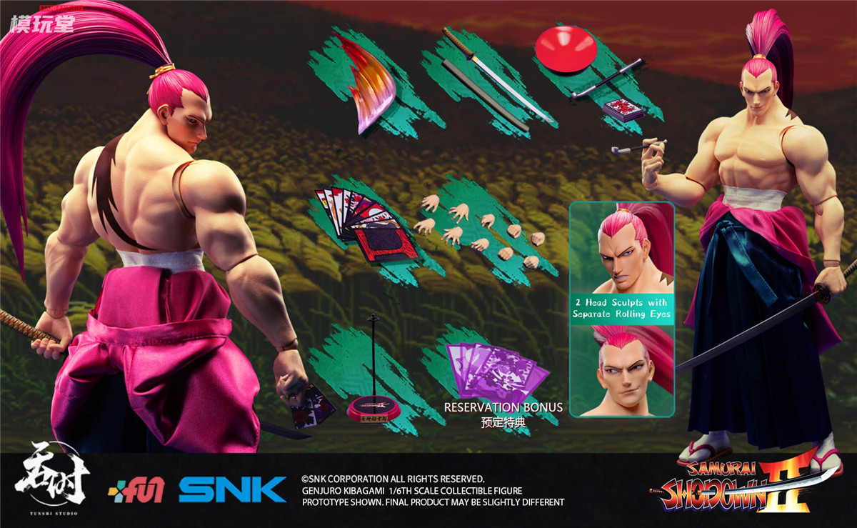 予約 TUNSHI STUDIO 1/6 SNK 「真サムライスピリッツ 覇王丸地獄変