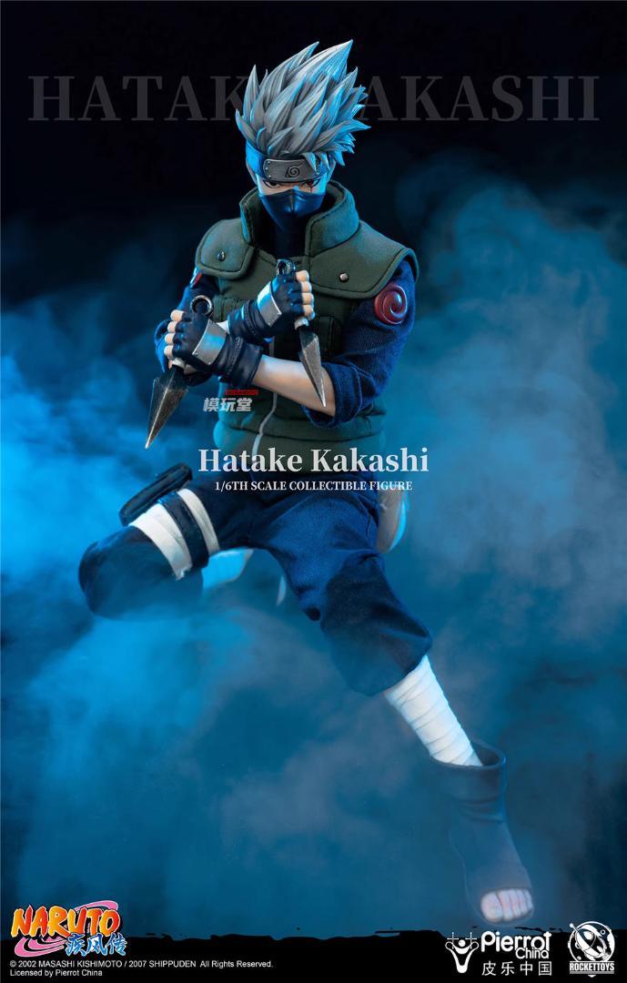 ROCKETTOYS 1/6 はたけカカシ ナルト 初回特典付 ROC-004 NARUTO 疾風