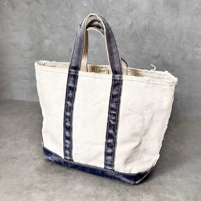 70'S L.L.BEAN TOTE BAG Made in USA NAVY/NATURAL 70年代 L.L.Bean