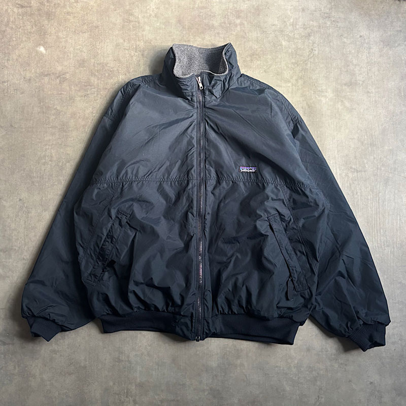 00'S PATAGONIA Shelled Synchilla Jacket L/NAVY 00年代 パタゴニア