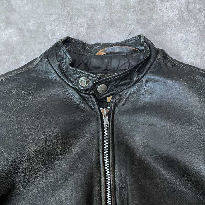 VINTAGE 60's SCHOTT PERFECTO SINGLE RIDERS JACKET BLACK/38