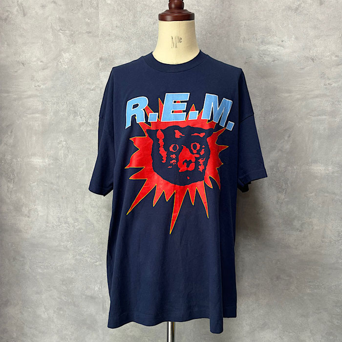 90's R.E.M Monster T-SHIRTS ScreenStars Tag NAVY/XL 90年代 アール