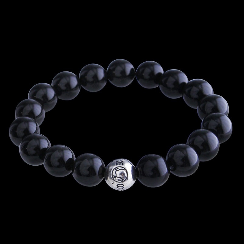 ロンワンズ ロゴ ビード ブルータイガーアイ (10mm) ブレスレット