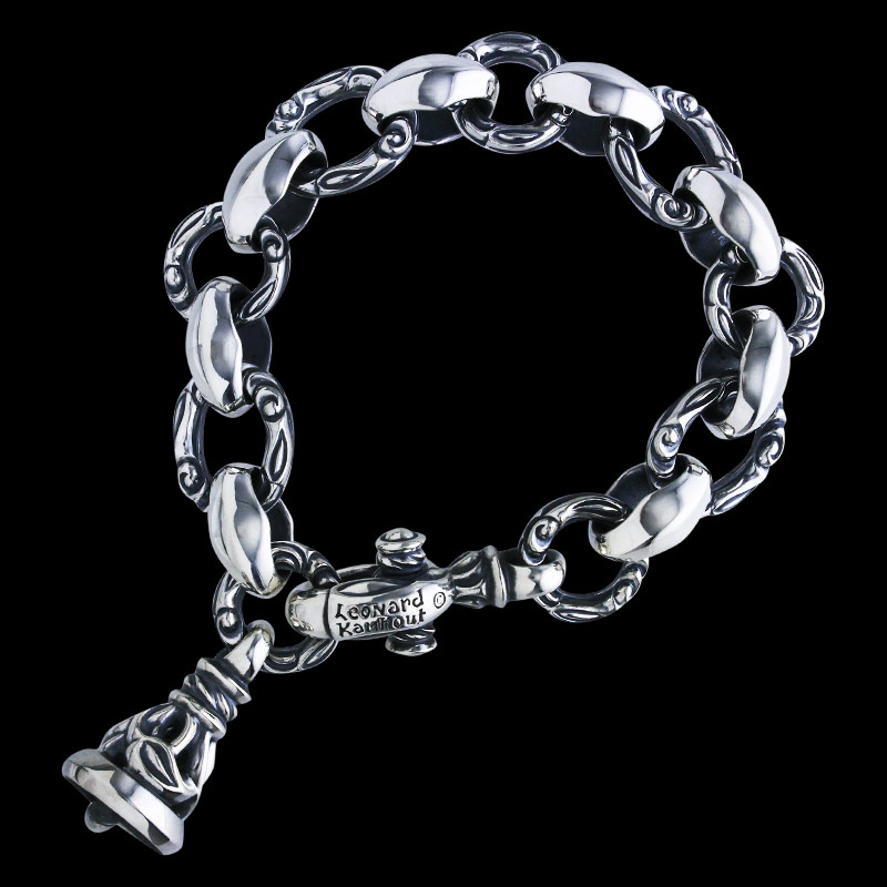 クレーン ウィズ 1クレーン ベル (M) ブレスレット (レナード