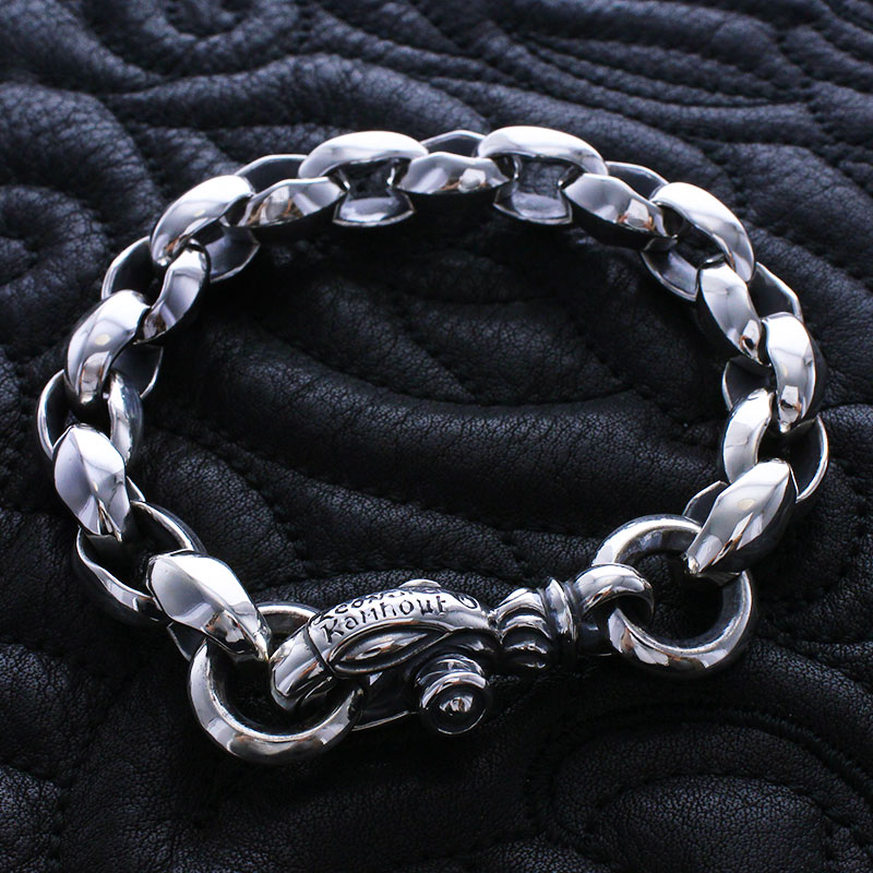 シルク リンク (M) ブレスレット (プレーン サークル) (レナード