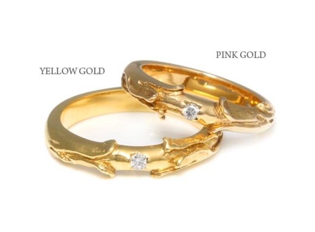 ロイヤルオーダー New Band with diamond 18K PINKGOLD 詳細ページ