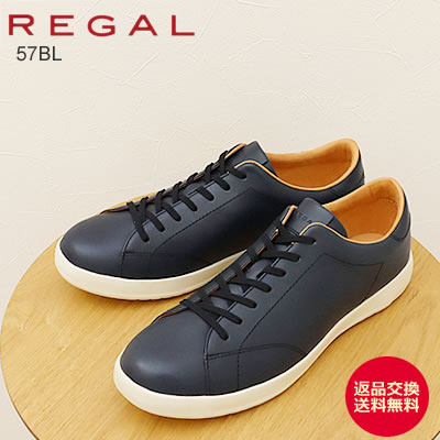 REGAL リーガル レースアップレザースニーカー 57BL NAVY ネイビー